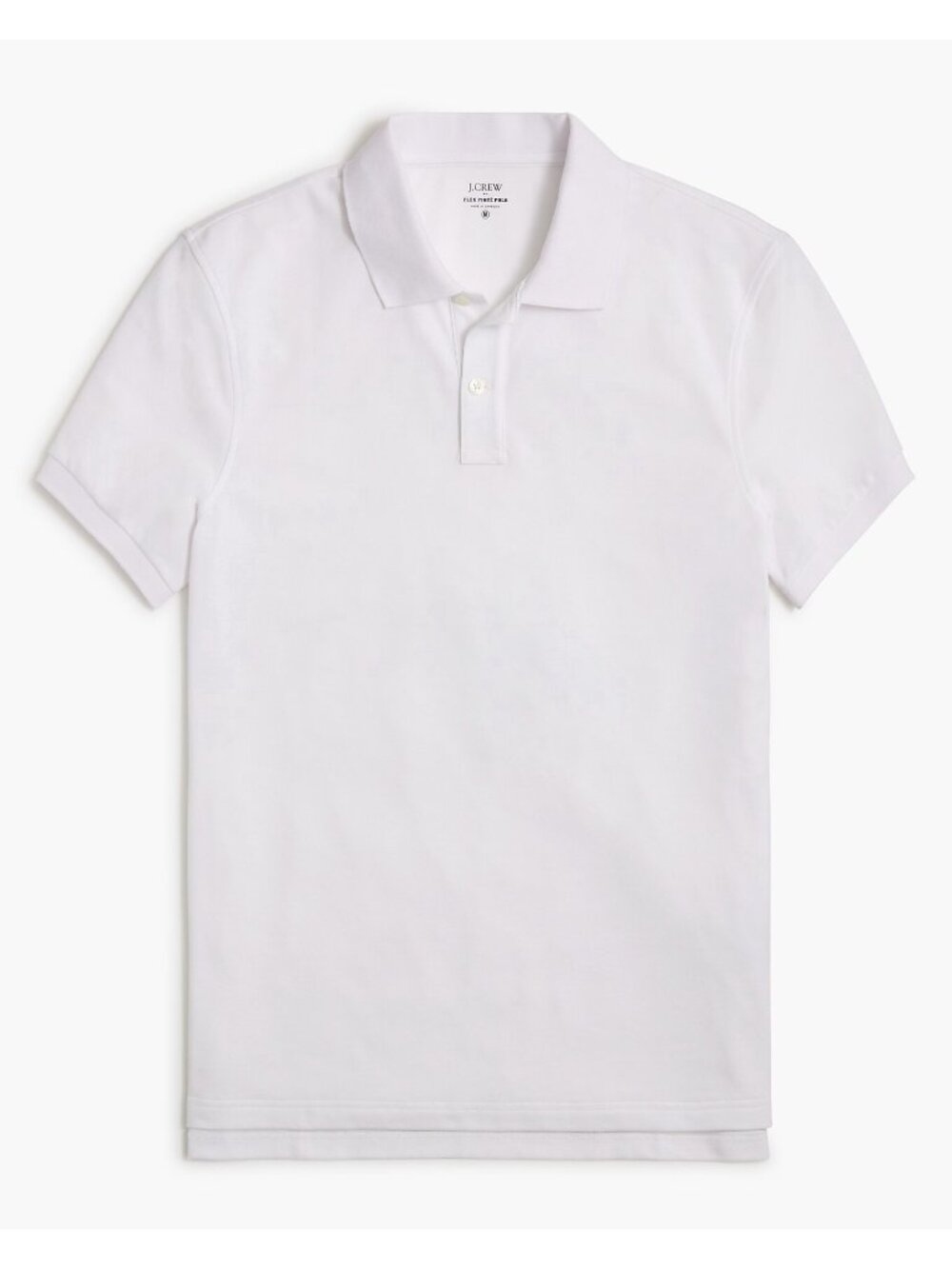 J Crew CREWCUTS Performance Jersey Polo Shirt~Size L (10-11)~White  NWD L15 41